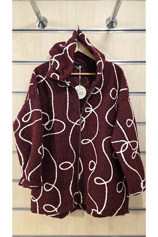 Felt Coat Raffia Pattern - 1