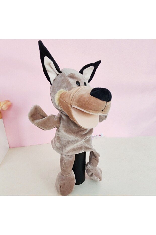 Hand puppet - Wolf with open mouth - 5