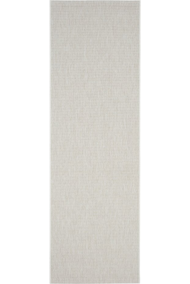 Milano 663 Cream Sisal Jute Look Runner Rug Thin Summer Stain Resistant Balcony Entrance Hallway Carpet