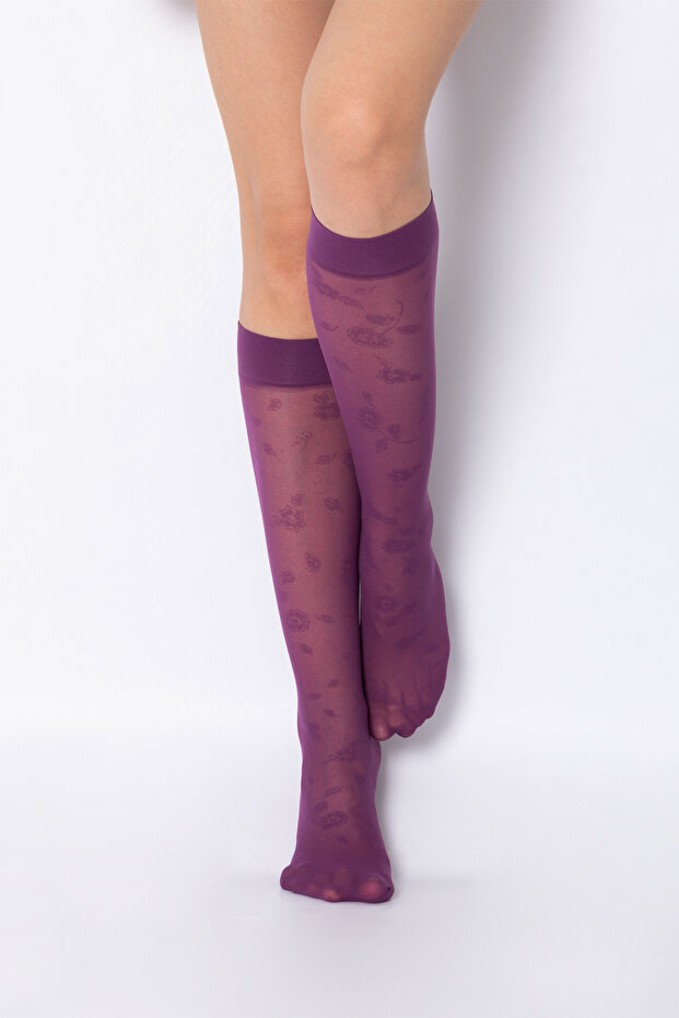 Yvonna Dizaltı Çorap - 7