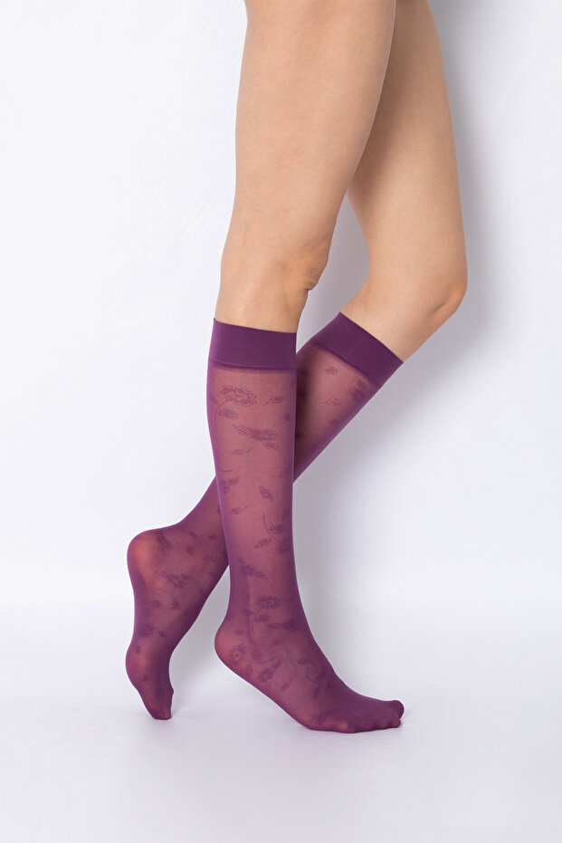 Yvonna Dizaltı Çorap - 5