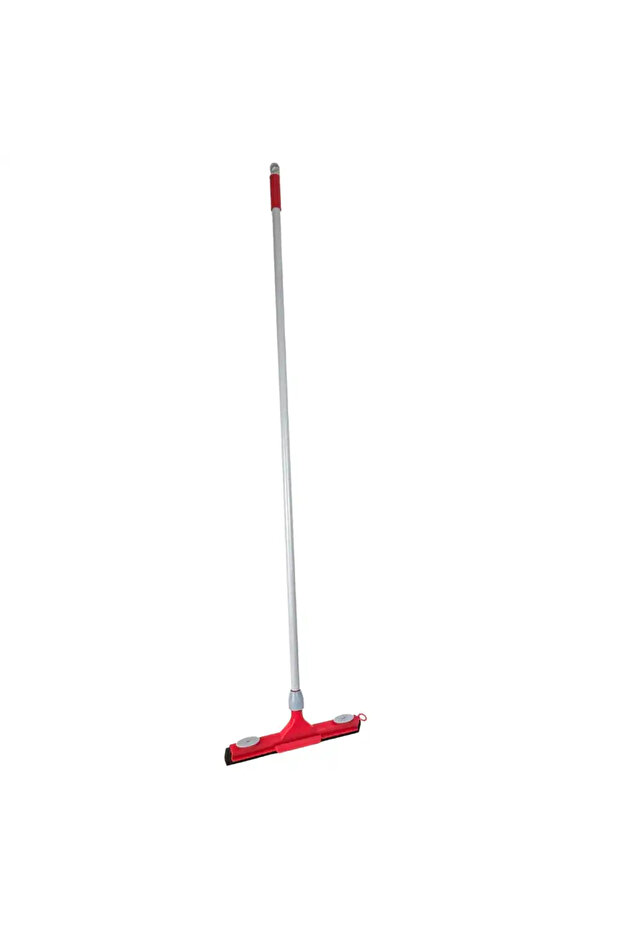 Easy Fix Floor Wiper With Long Comfortable Handle- Red
