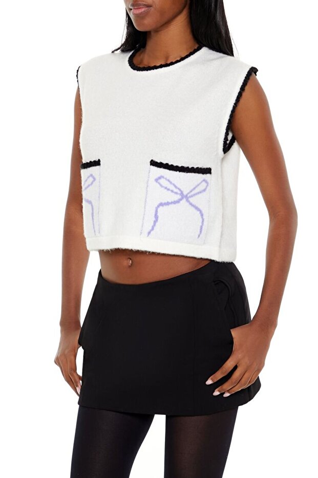 Fiyonk Desenli Süveter - 4