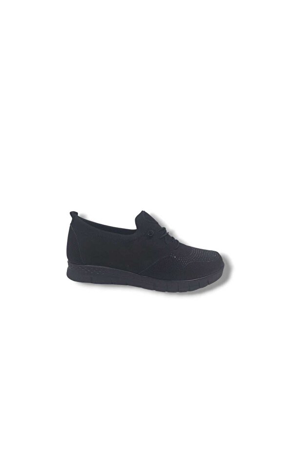 500 Women's Black Socks Model Comfort Thermo Sole Large Size Shoes 41 42