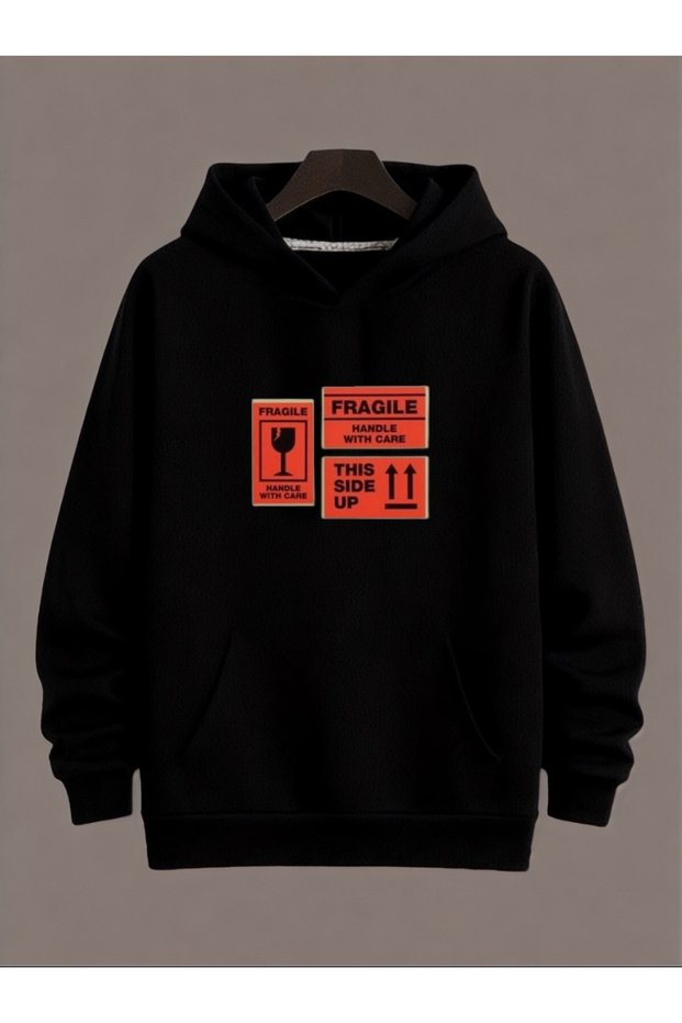 Unisex Unbreakable Label Colorful Custom Printed Cotton Oversize Hooded Sweatshirt