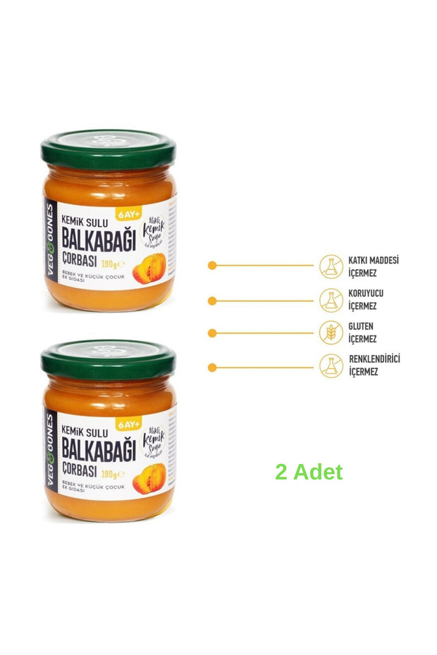 İlikli Kemik Suyu Balkabağı Çorbası 190 Gr x 2 Adet - 1