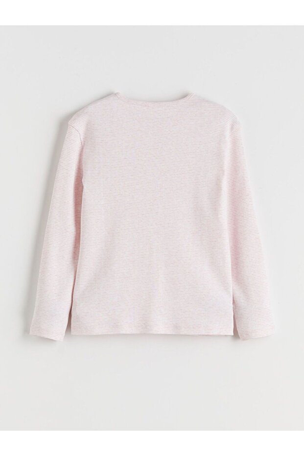 Bisiklet Yaka Kız Çocuk Pijama Takımı - 3