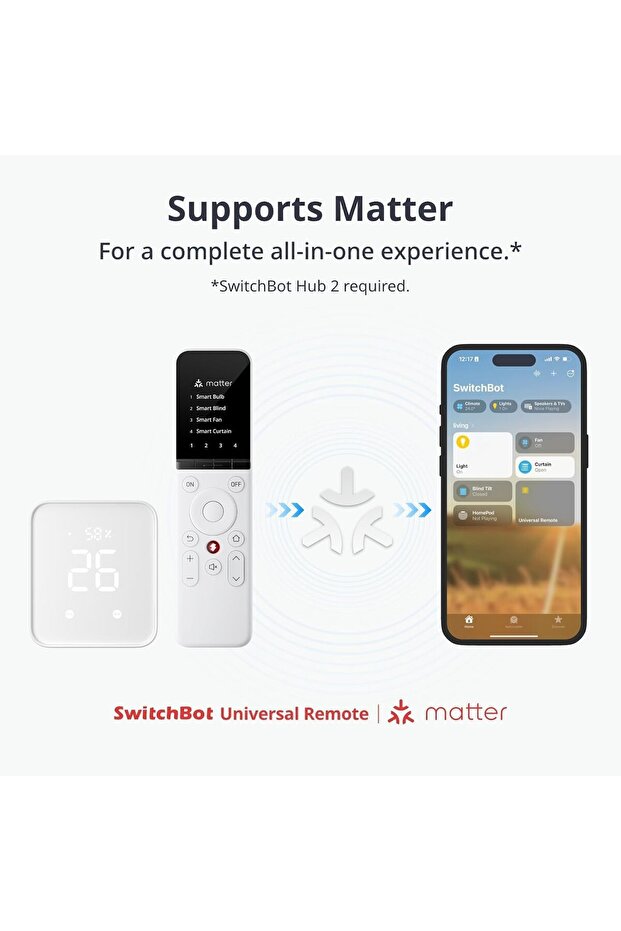 جهاز التحكم عن بعد العالمي SwitchBot مع تطبيق قابل للتخصيص، جهاز تحكم عن بعد ذكي متكامل متوافق مع التلفزيون - 3