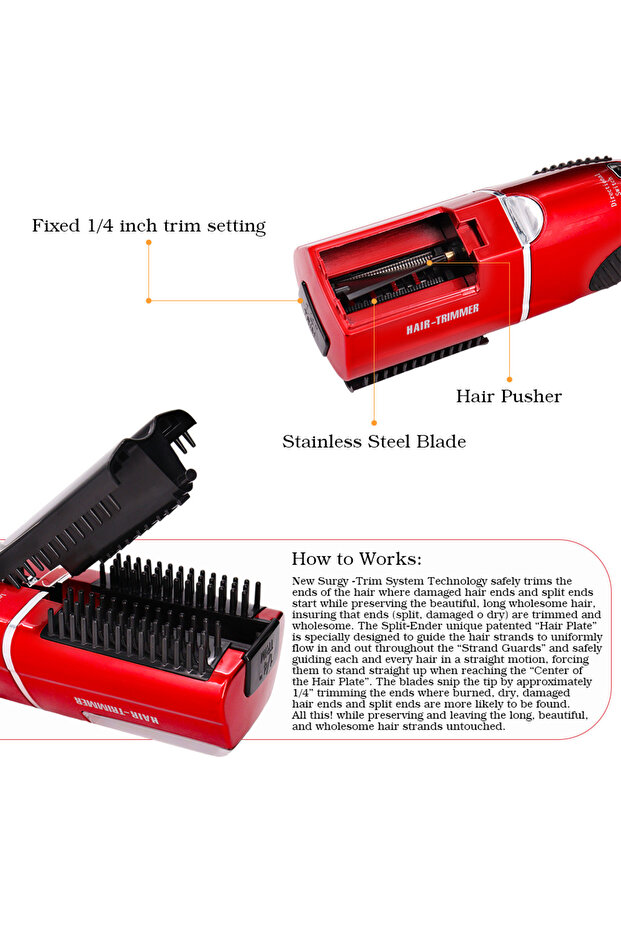 ماكينة تشذيب الشعر المتقصف اللاسلكية - 3