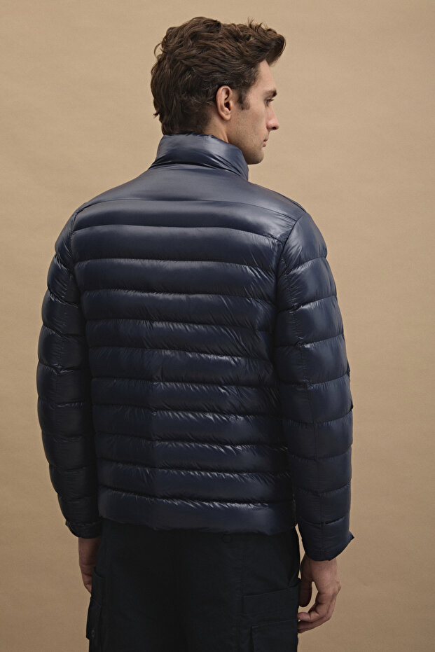 Erkek Basic Şişme Mont Lacivert - 4