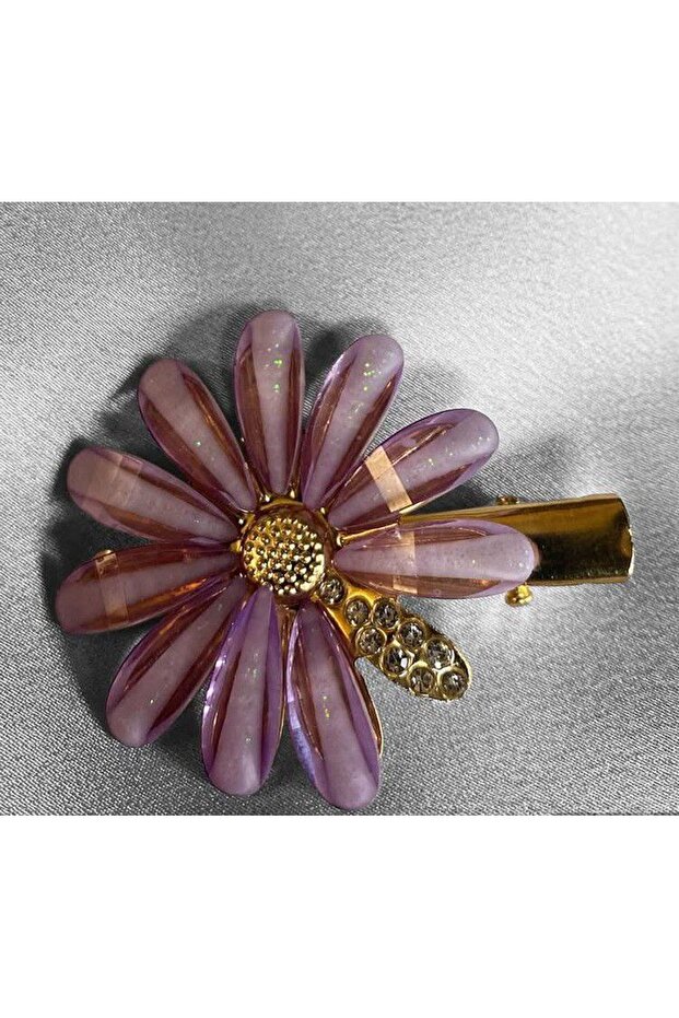 Stone Sunflower Model Women's Elegant Buckle 1 Piece