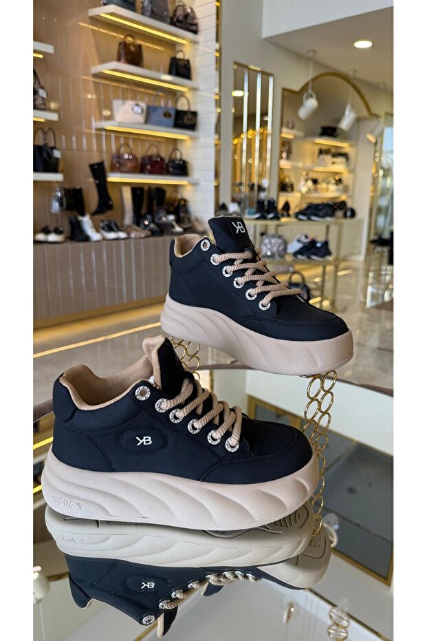 İthal Kadın Spor Bot Model Bağcıklı - 2