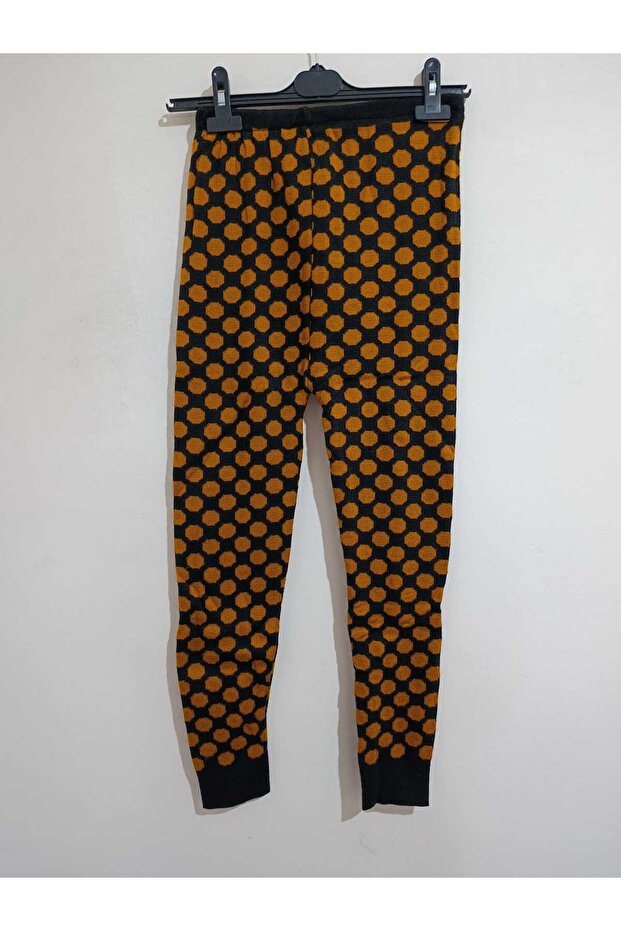 Kışlık, Esnek, Triko Örme Tayt - 3