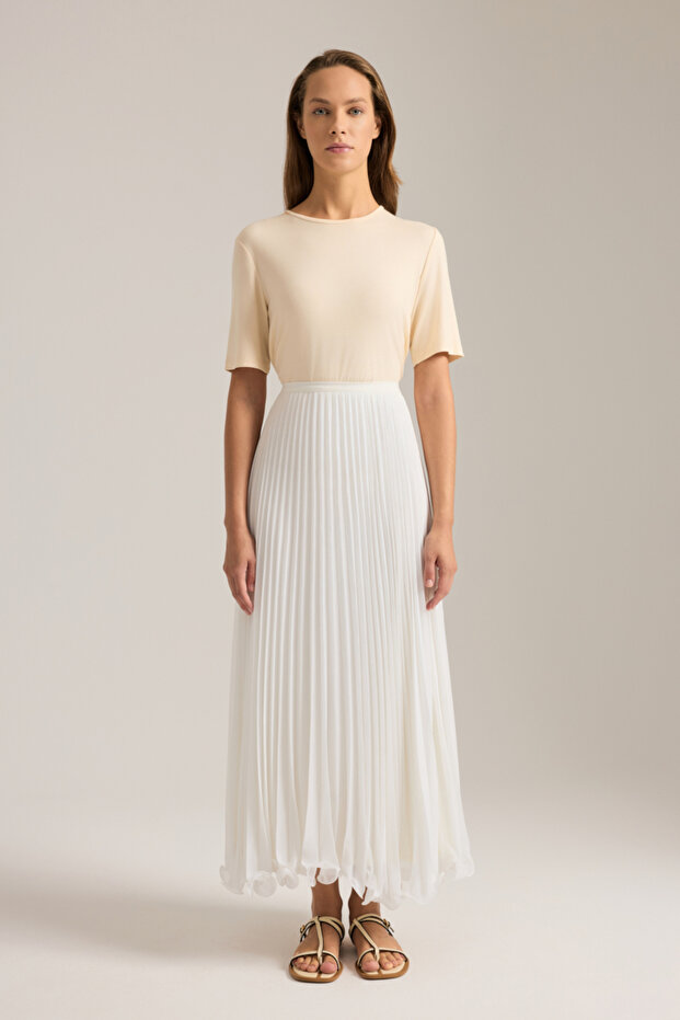 Etek Ucu Misinalı Piliseli Etek - 2