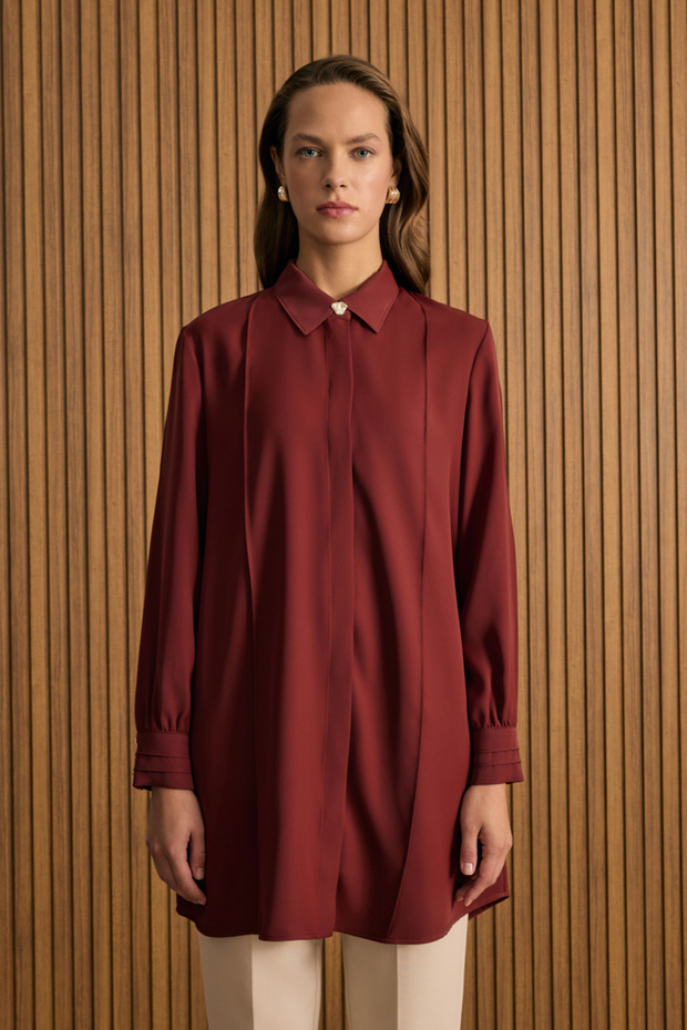 Dikiş Detaylı Tunik - 1