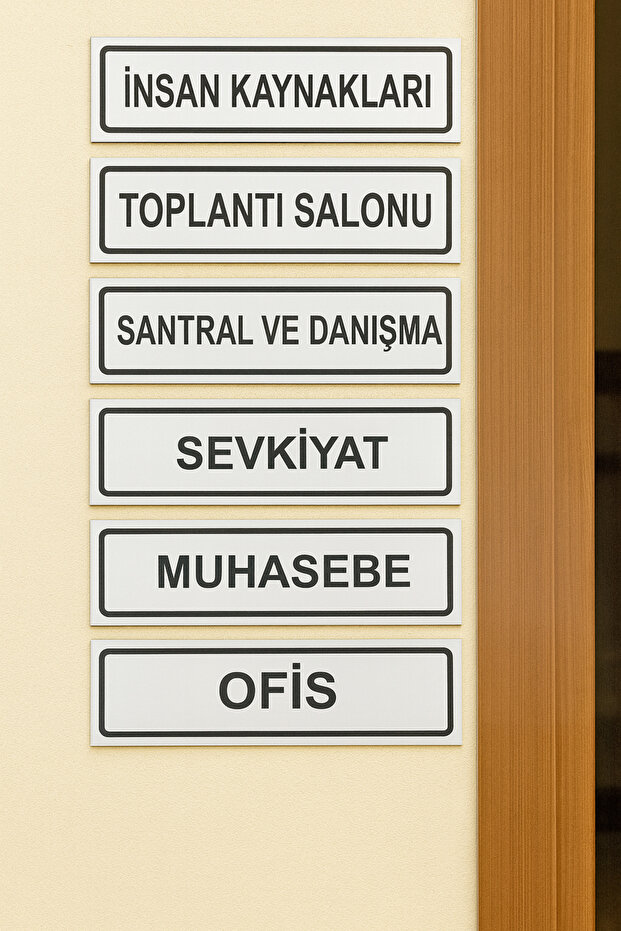 Office Firm-Specific 6-Part Directional Sign-2