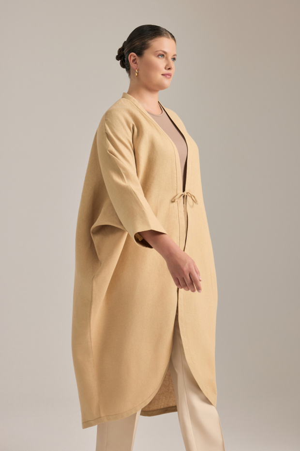 Önden Bağcıklı Kimono - 4