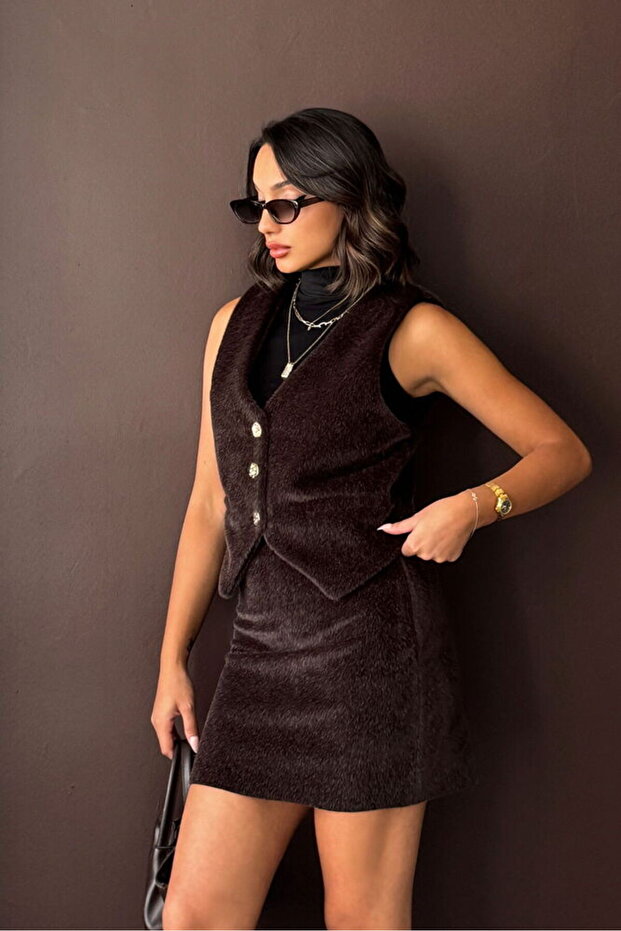 Plush Vest - Brown | Vmf1968