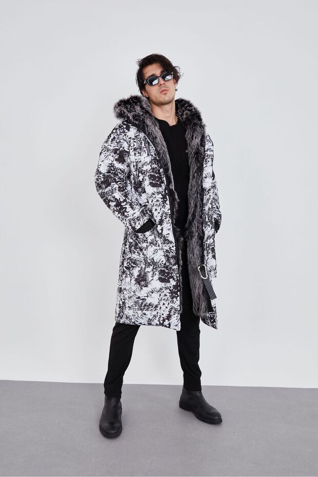 Dağ Desenli Mont - 1