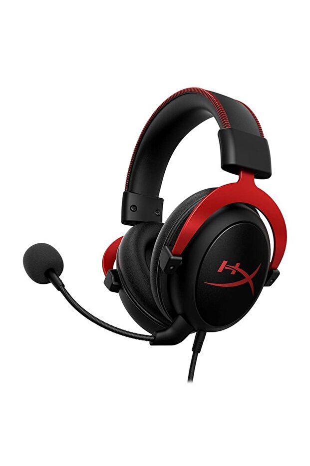 Cloud II Gaming Headset for PC And PS4 And Xbox One Nintendo Switch Red Wired
