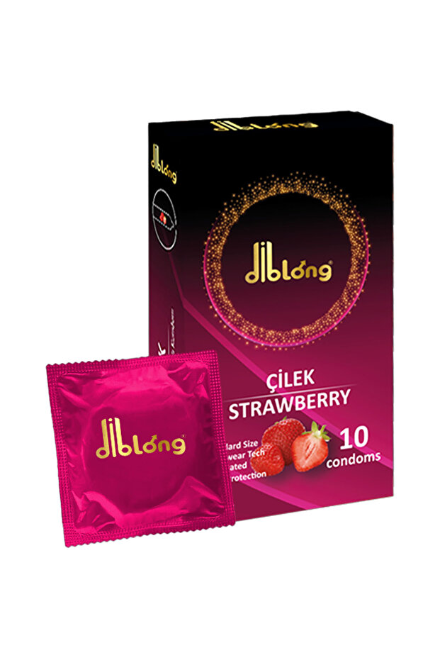 Çilek Aromalı 10 Lu prezervatif - 1