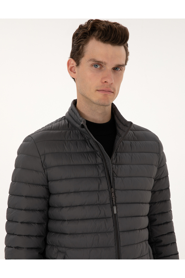 Antrasit Kapitone Basic Mont 50313921-VR006 - 2