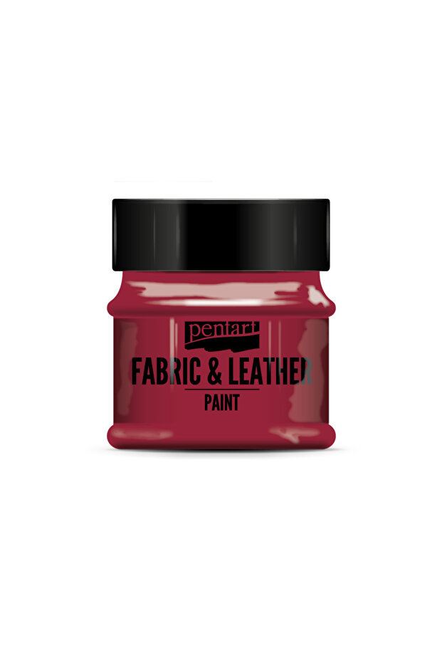 FABRIC AND LEATHER PAINT 50 ML RED