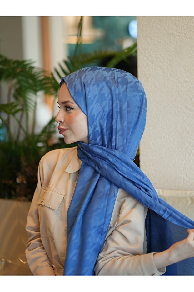 شال جاكار بنمط مخرم - 2