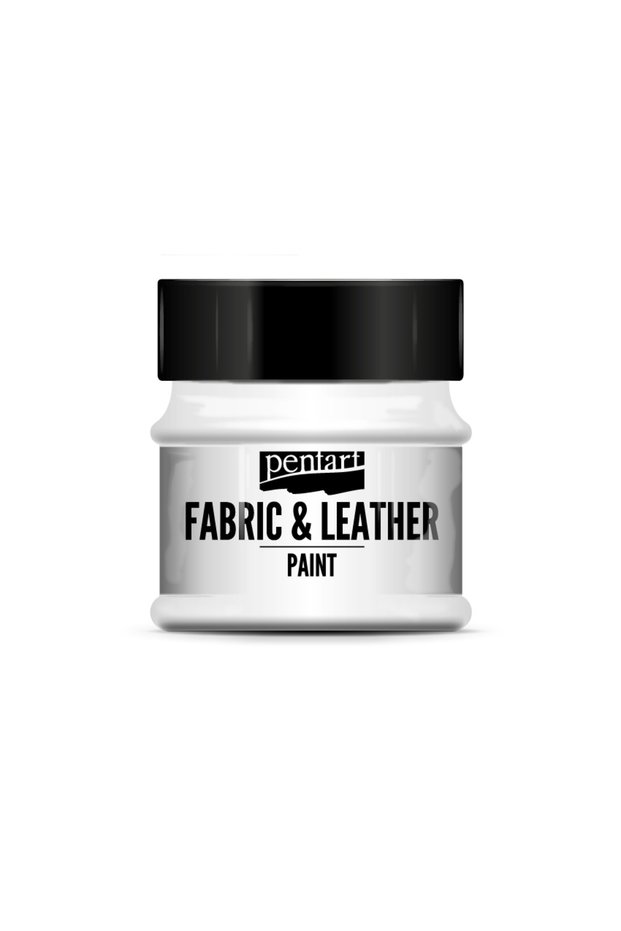 FABRIC AND LEATHER PAINT 50 ML WHITE