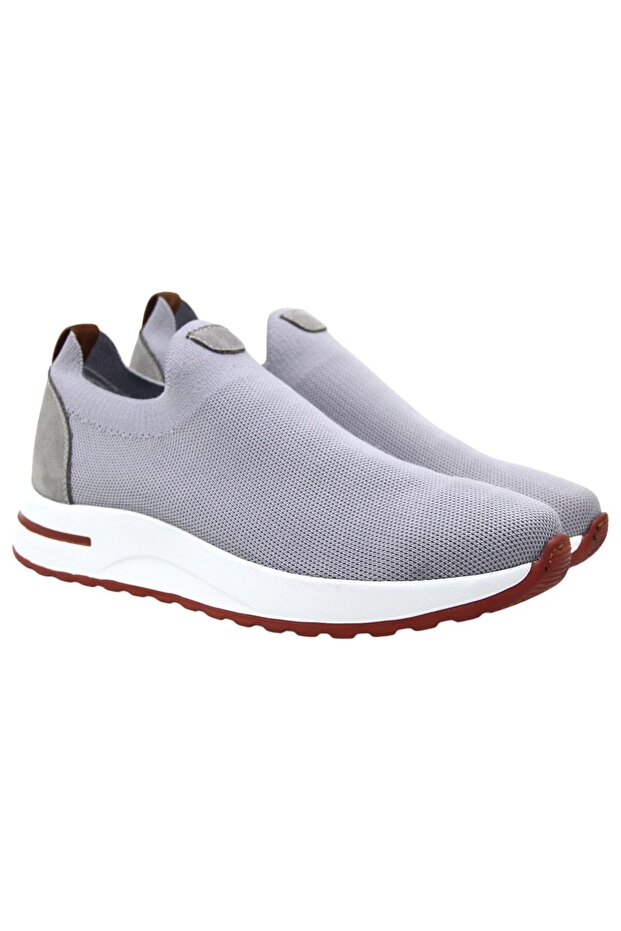 Men's Gray Comfortable Casual Knitwear Shoes
