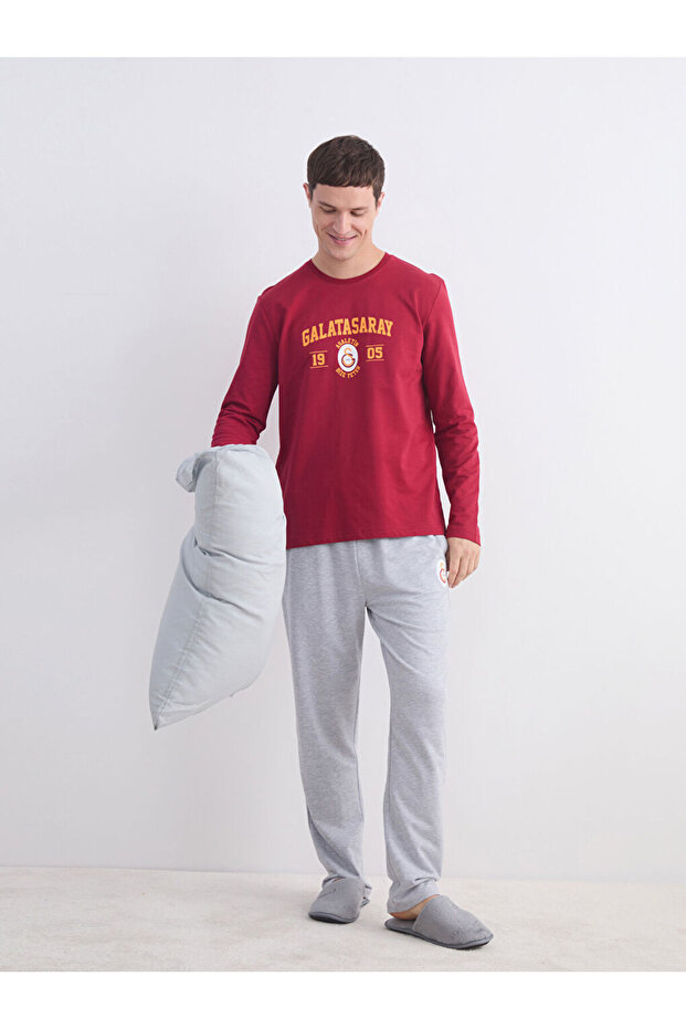Galatasaray Baskılı Erkek Pijama - 6