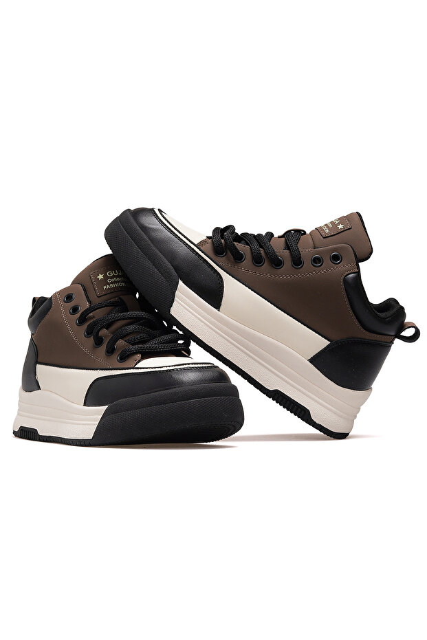 Kadın Deri Sneaker Bot 25k 25k301-1 Z Kahve - 6