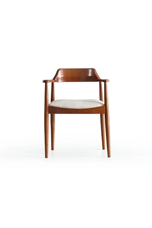 Ahşap Kollu Modern Sandalye - 1