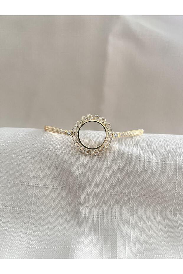 ÇEYREK TAKILABİLENDAMLA MODEL 925 AYAR GÜMÜŞ BİLEKLİK - 1