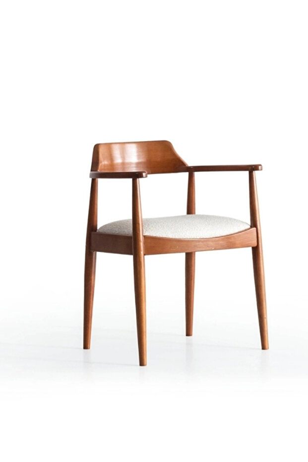 Ahşap Kollu Modern Sandalye - 3