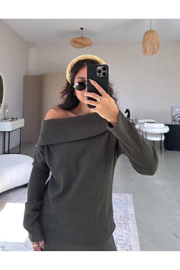 Bürümcük Madonna Yaka Basic Takım - 2