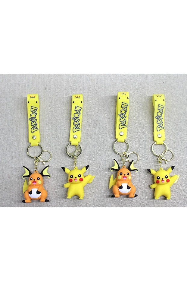 Μπρελόκ σιλικόνης Pikachu Alk4252 - 1