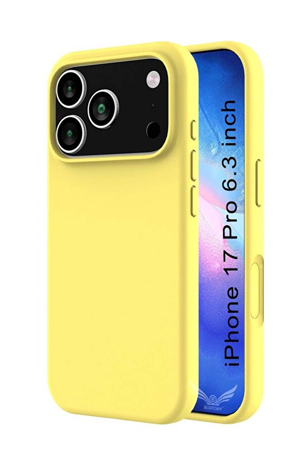 BORTONY iPhone 17 Pro Max Case Soft Jelly Silicone iPhone 17 Pro Max Cover Inside Microfiber Lining