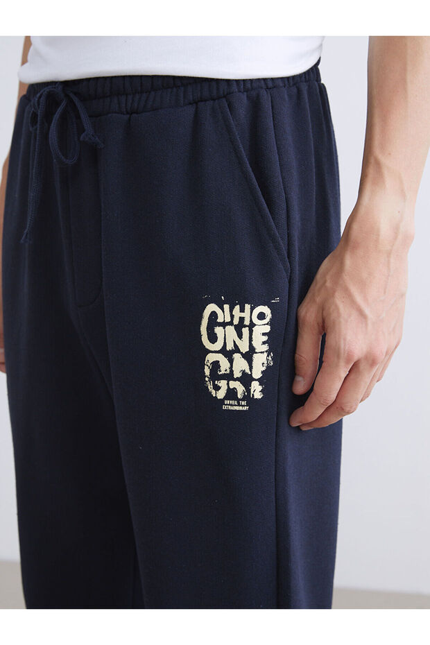 LCW ECOLacivert Standart Kalıp Erkek Jogger Eşofman Altı - 3