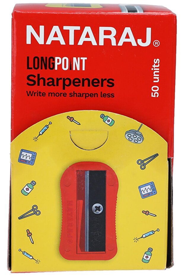 Natraj Long Point Sharpener 50P - 1