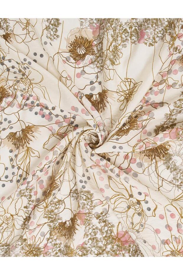 Karma Pattern Viskoza Šal Krem - 2