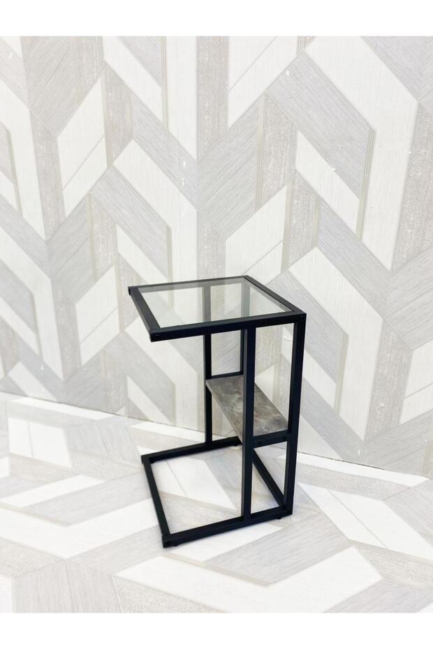 Service table with a distinctive rectangular design - 2