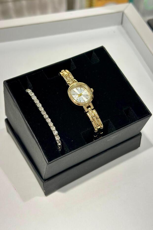 Oval minimal kadın saati - 5