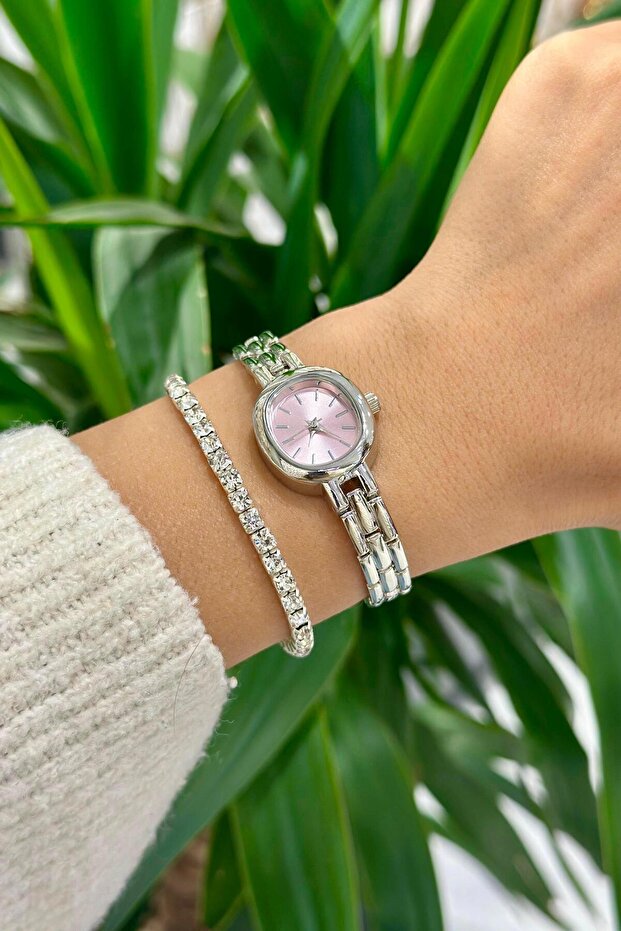 Oval minimal kadın saati - 5