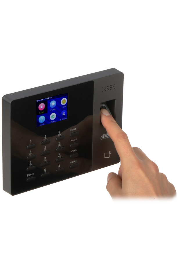 DHI-ASA1222G Biometric Fingerprint Access Control Terminal – RFID, Password, TCP/IP, Wi-Fi (Black) - 2