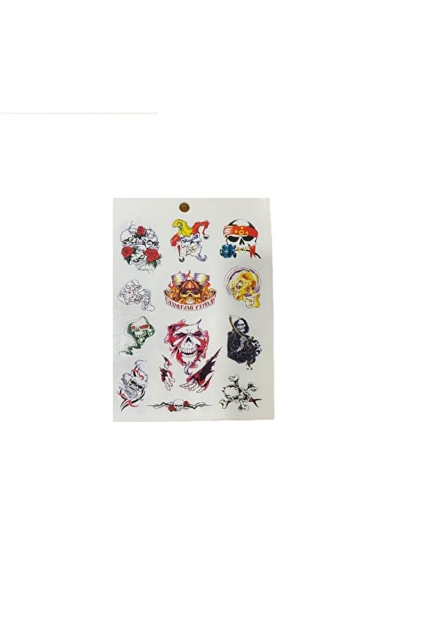 Notebook with temporary tattoos, multicolored - 2