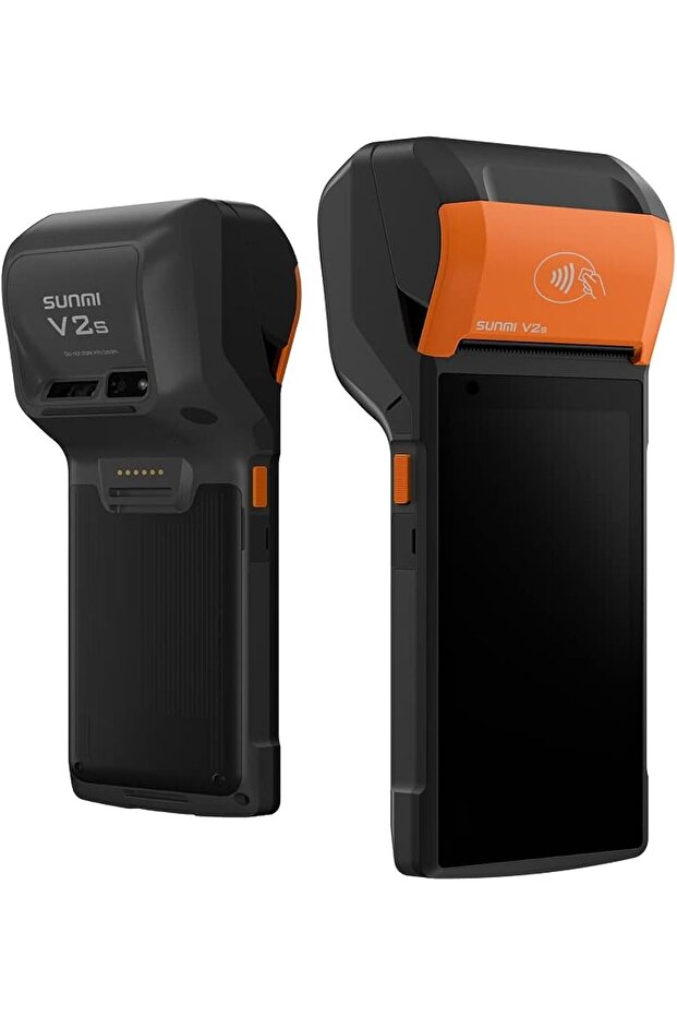 V2s Handheld POS PDA Portable Receipt Printer Smart Mobile Terminal,Android - 1