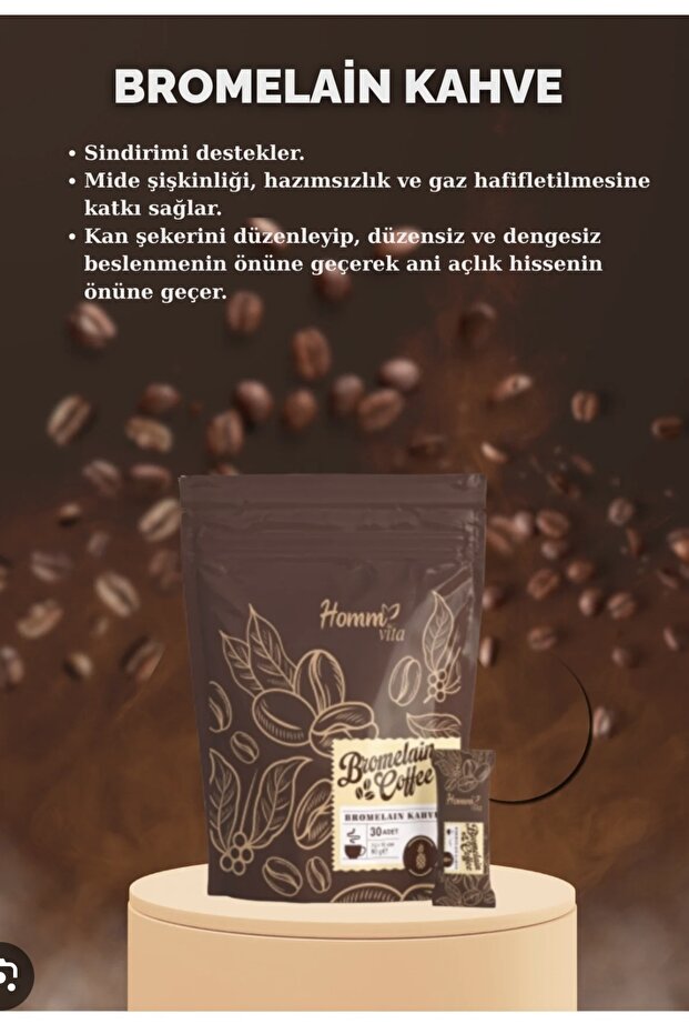 Homm bitkisel bromelain coffe - 1