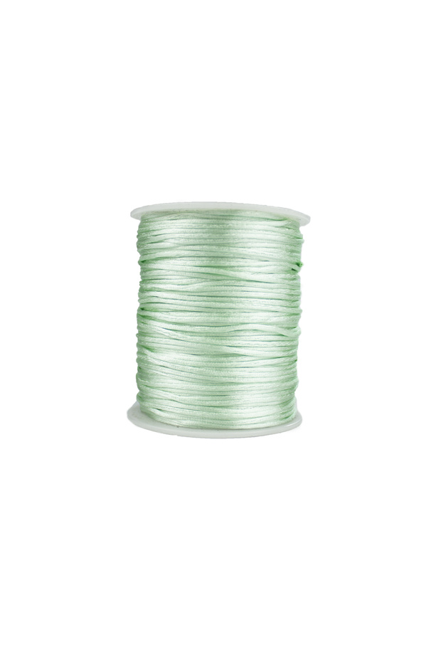 Flush Thread - Jewelry Thread - Rat Tail Thread - Bracelet Thread 1 mm Water Green