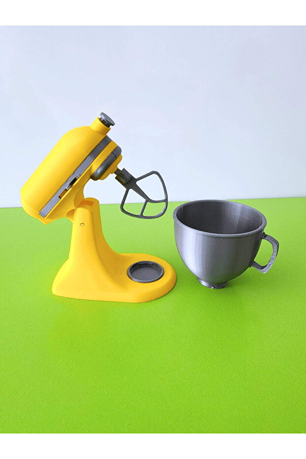 Mutfak Şefi Oyuncak Figür/ Hamur Yoğurma Makinesi / Sarı - 2